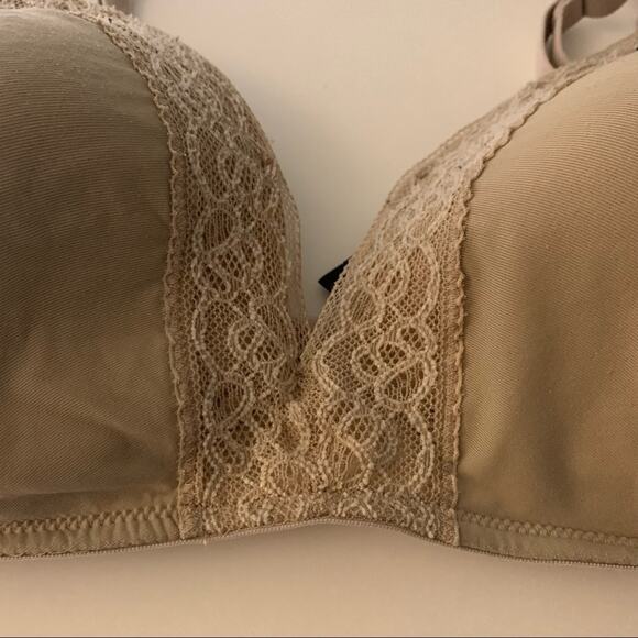 Natori Women's Grace Maternity Wire Free Contour Bra Adjustable Straps Nude 34C - Picture 3 of 11